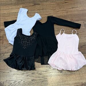 Kids Ballet Dance Set - Black, Lavender, and Pink